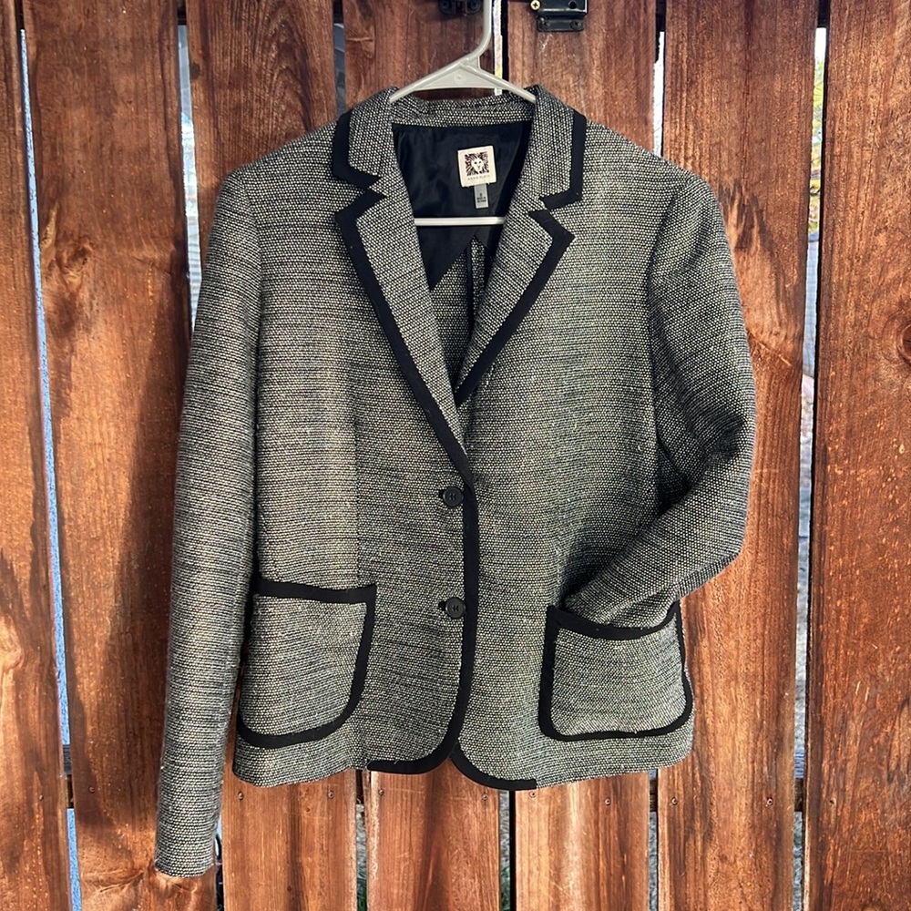 Anne Klein Tweed Blazer